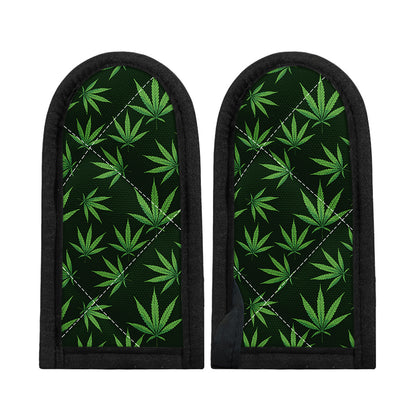 Pot Leaf Pattern Print Skillet Handle Cover