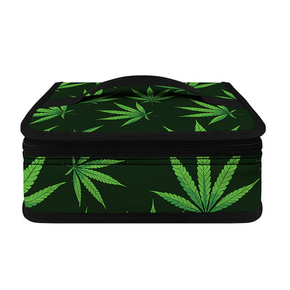 Pot Leaf Pattern Print Small Lunch Bag