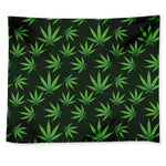 Pot Leaf Pattern Print Tapestry