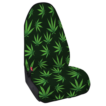 Pot Leaf Pattern Print Waterproof Car Seat Cover