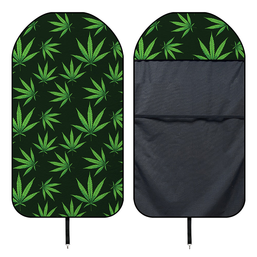 Pot Leaf Pattern Print Waterproof Car Seat Cover