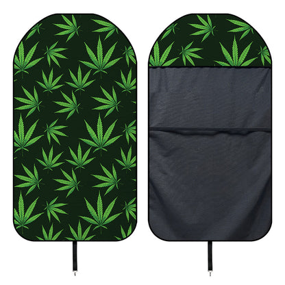 Pot Leaf Pattern Print Waterproof Car Seat Cover