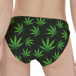 Pot Leaf Pattern Print Women's Panties