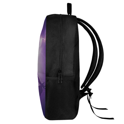 Power Of Seven Chakras Print 17 Inch Backpack
