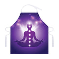 Power Of Seven Chakras Print Adjustable Apron