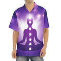 Power Of Seven Chakras Print Aloha Shirt