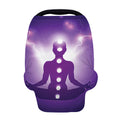Power Of Seven Chakras Print Baby Seat Cover