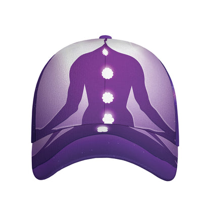 Power Of Seven Chakras Print Baseball Cap
