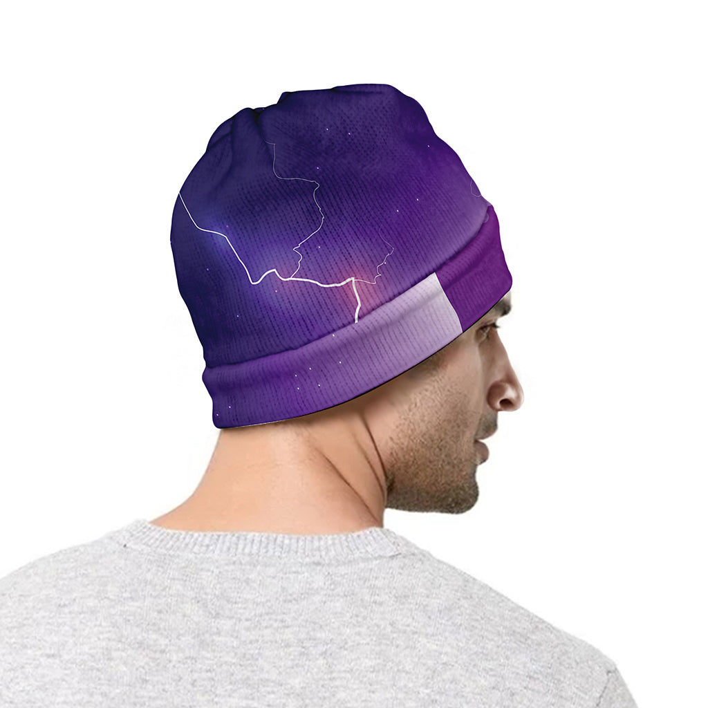 Power Of Seven Chakras Print Beanie