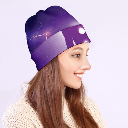 Power Of Seven Chakras Print Beanie