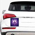 Power Of Seven Chakras Print Car Sticker