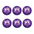 Power Of Seven Chakras Print Coaster Set