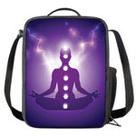 Power Of Seven Chakras Print Crossbody Lunch Bag