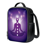 Power Of Seven Chakras Print Crossbody Lunch Bag