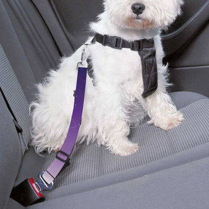 Power Of Seven Chakras Print Dog Seat Belt