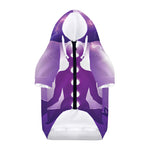 Power Of Seven Chakras Print Dog Zip Up Hoodie