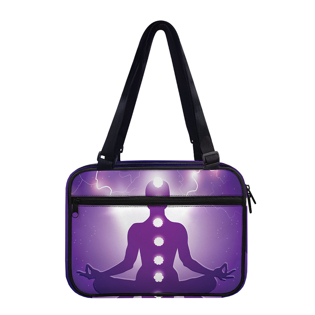 Power Of Seven Chakras Print Double Strap Bible Bag