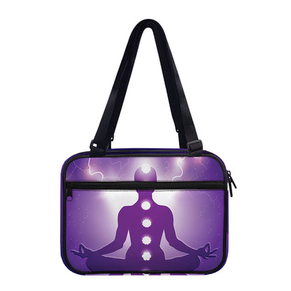 Power Of Seven Chakras Print Double Strap Bible Bag
