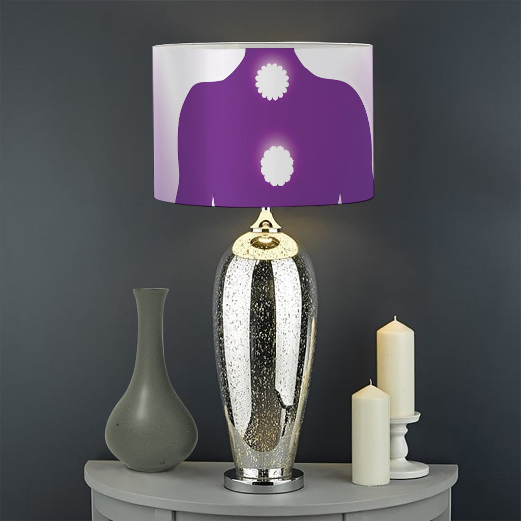 Power Of Seven Chakras Print Drum Lamp Shade