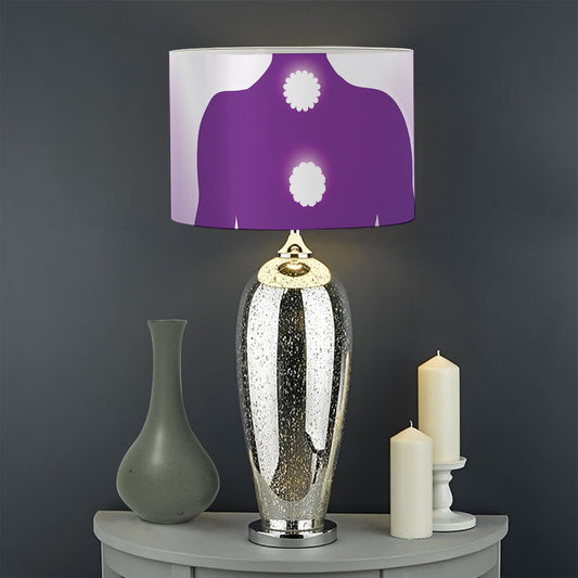 Power Of Seven Chakras Print Drum Lamp Shade