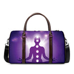 Power Of Seven Chakras Print Duffle Bag
