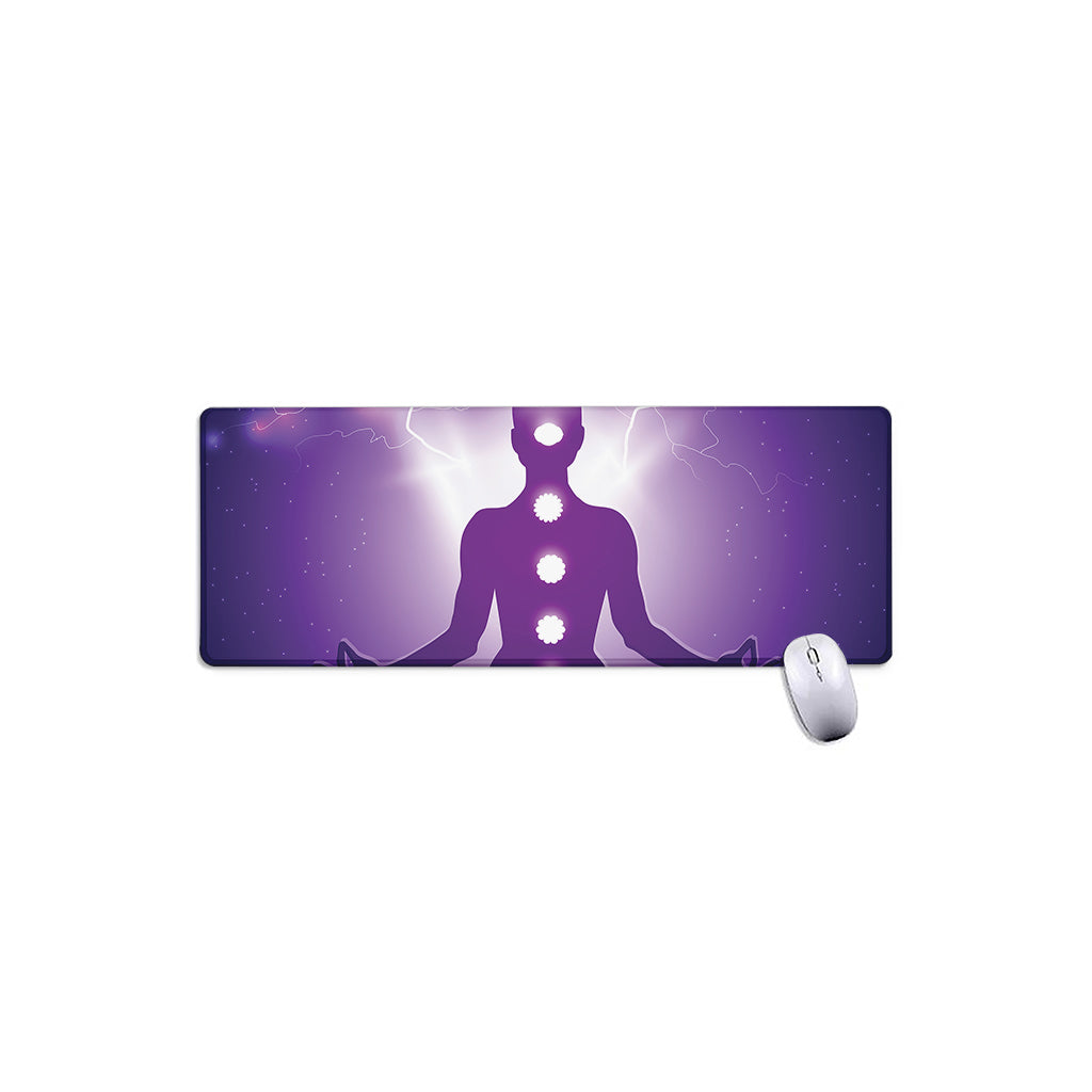 Power Of Seven Chakras Print Extended Mouse Pad