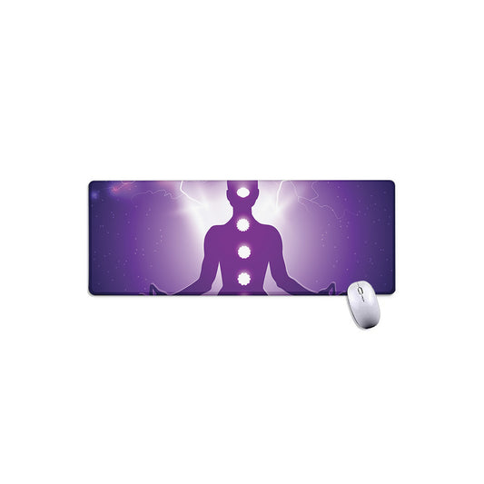 Power Of Seven Chakras Print Extended Mouse Pad