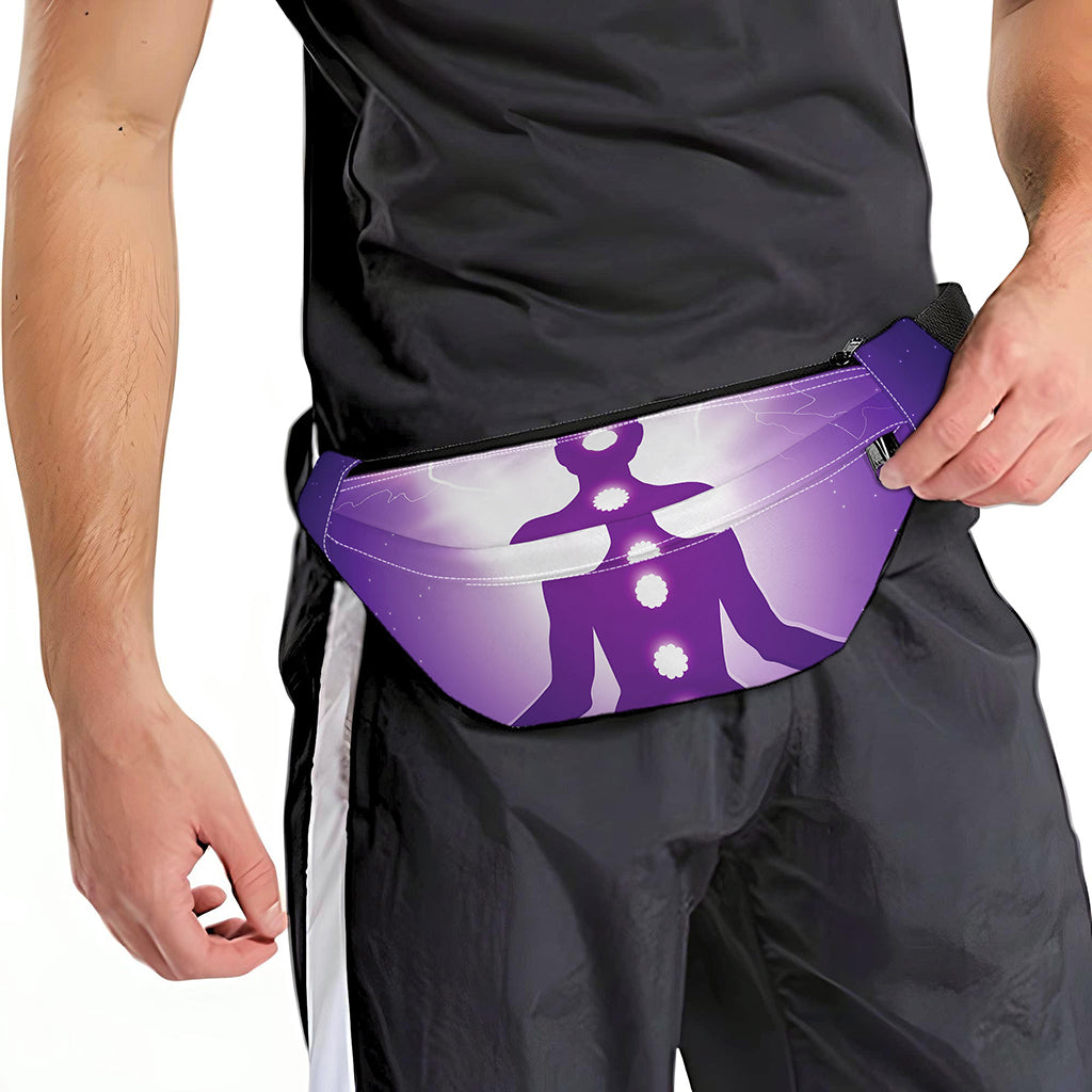 Power Of Seven Chakras Print Fanny Pack