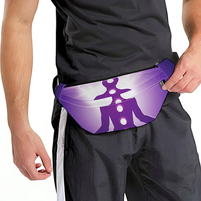 Power Of Seven Chakras Print Fanny Pack