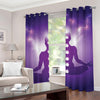 Power Of Seven Chakras Print Grommet Curtains