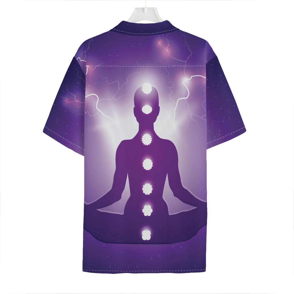 Power Of Seven Chakras Print Hawaiian Shirt