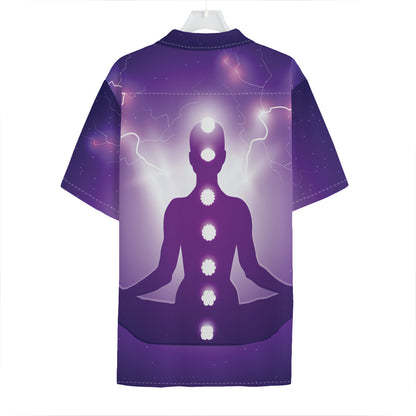 Power Of Seven Chakras Print Hawaiian Shirt
