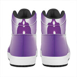 Power Of Seven Chakras Print High Top Leather Sneakers
