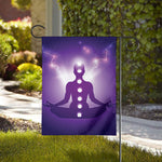 Power Of Seven Chakras Print House Flag