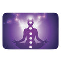 Power Of Seven Chakras Print Indoor Door Mat