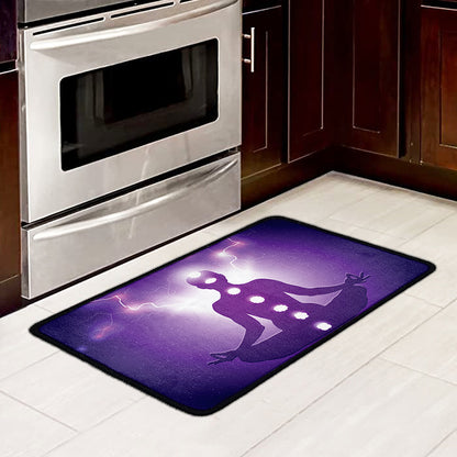 Power Of Seven Chakras Print Kitchen Mat