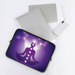 Power Of Seven Chakras Print Laptop Sleeve