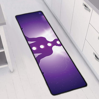 Power Of Seven Chakras Print Long Kitchen Mat