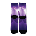 Power Of Seven Chakras Print Long Socks