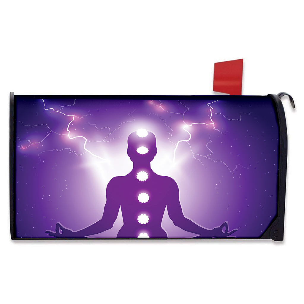 Power Of Seven Chakras Print Mailbox Cover