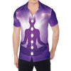 Power Of Seven Chakras Print Men's Shirt