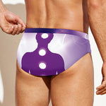Power Of Seven Chakras Print Men's Swim Briefs