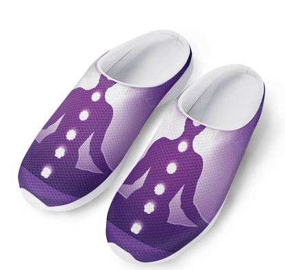 Power Of Seven Chakras Print Mesh Casual Shoes