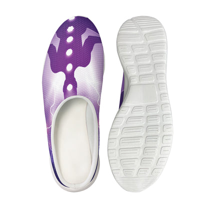 Power Of Seven Chakras Print Mesh Casual Shoes