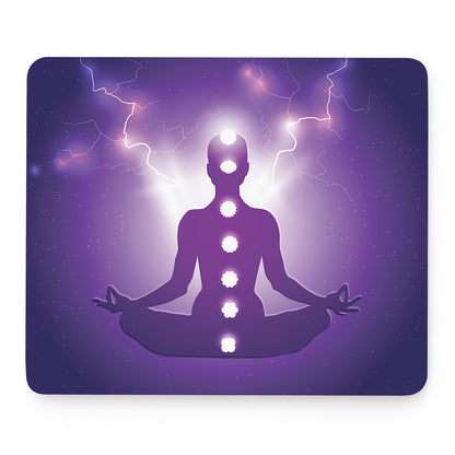 Power Of Seven Chakras Print Mouse Pad
