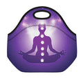 Power Of Seven Chakras Print Neoprene Lunch Bag