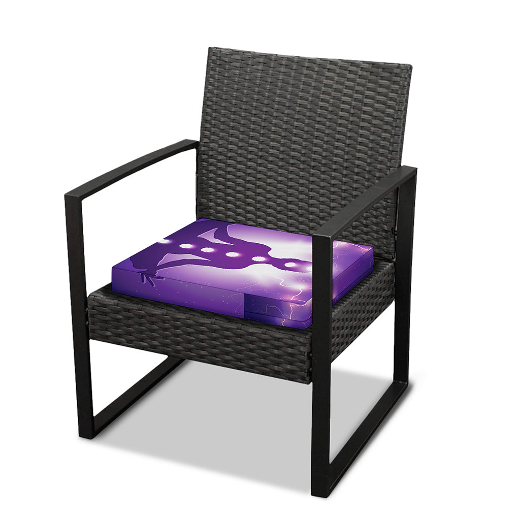 Power Of Seven Chakras Print Outdoor Seat Cushion Cover