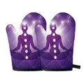 Power Of Seven Chakras Print Oven Mitts