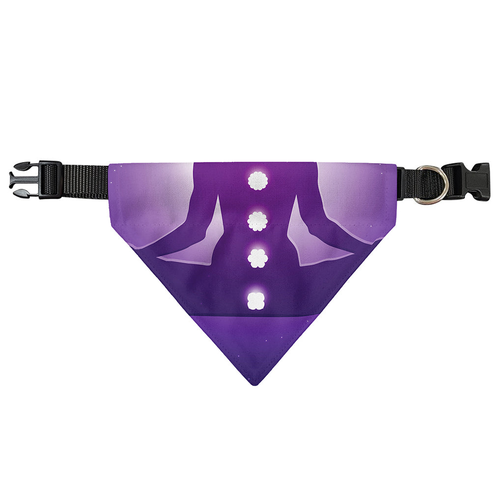 Power Of Seven Chakras Print Over The Collar Dog Bandana
