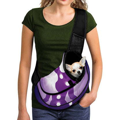 Power Of Seven Chakras Print Pet Sling Carrier